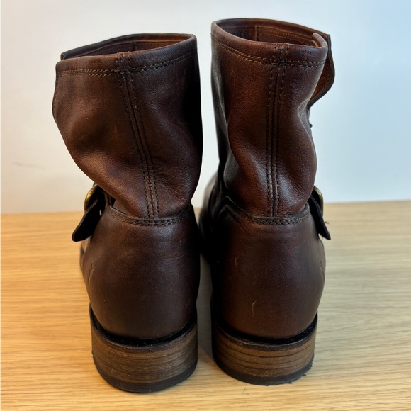 Frye Veronica Booties Short Tenora Redwood Color Leather Womans 9 - Picture 6 of 10